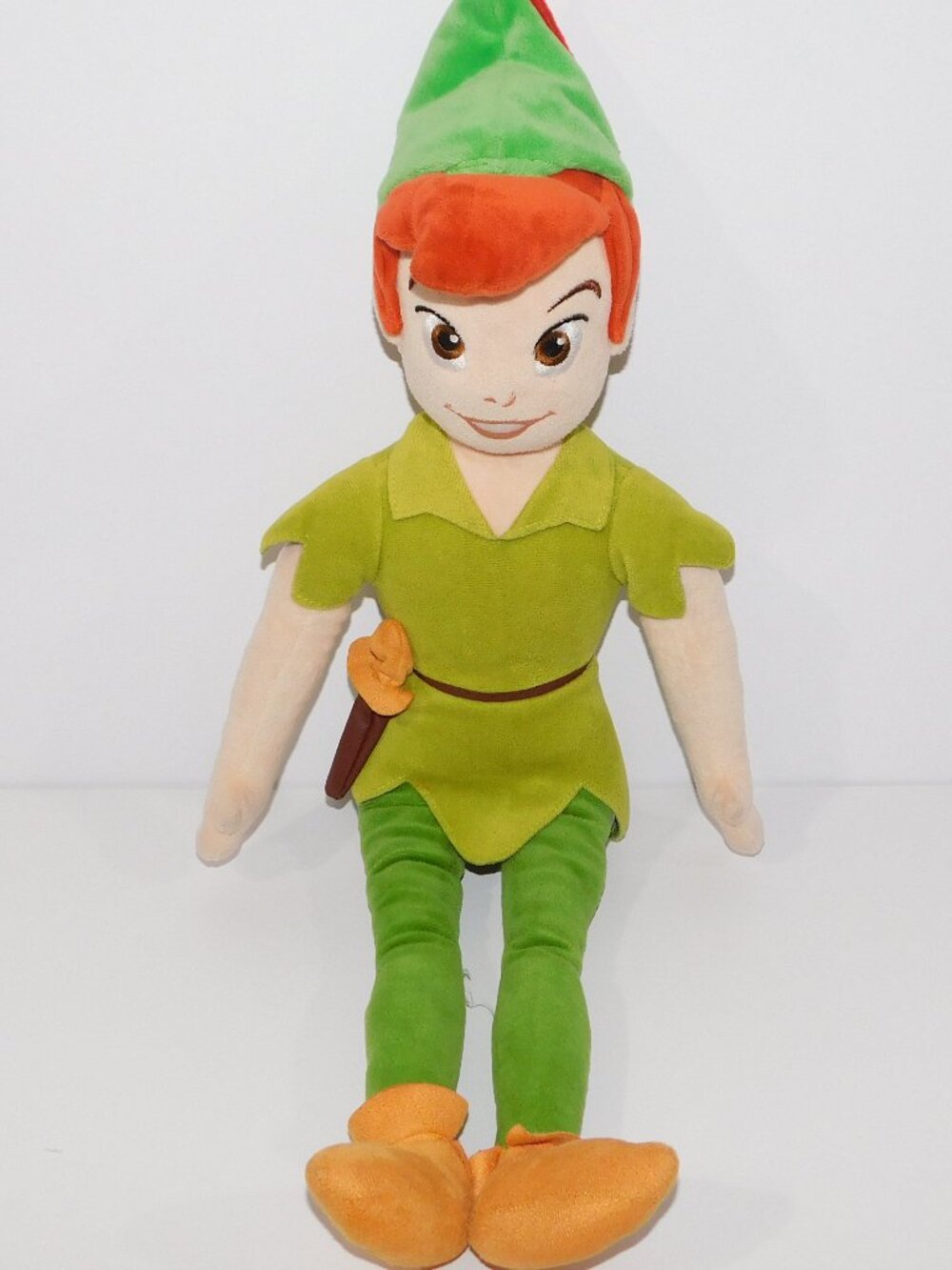 Disney Store Peter Pan 21" Plush Stuffed Soft Doll